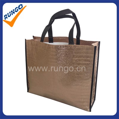 Copper Metallic lamination non woven gift bag
